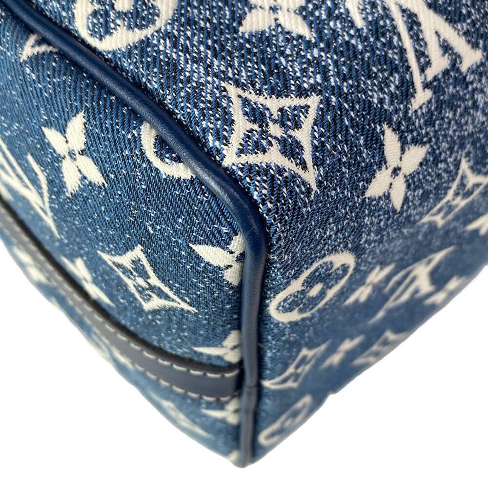 Louis Vuitton Speedy Bandouliere 25 Monogram Jacquard Denim Handbag M59609 - Picture 8 of 16